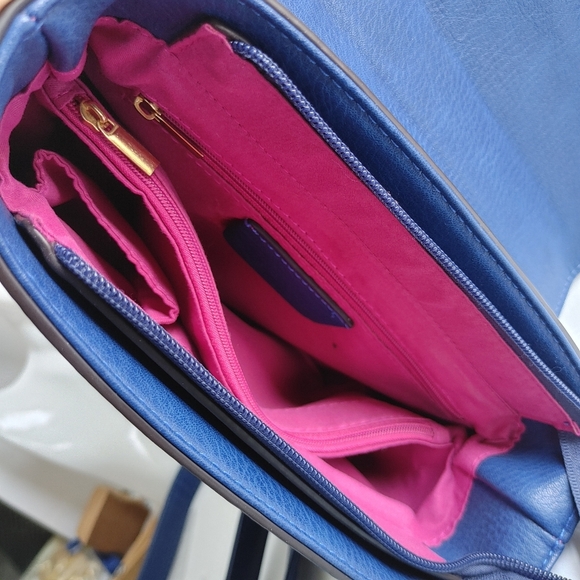 Sorrentino Blue Crossbody Bag - Picture 8 of 8